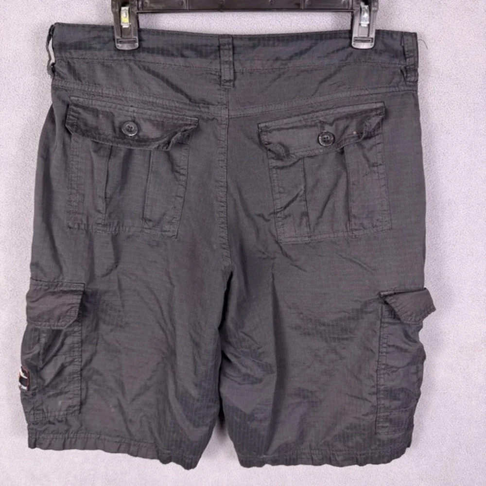 Vintage No Fear Cargo Shorts Mens 32 Lightweight Ripstop Skate 2000s Y2K‎ Read!